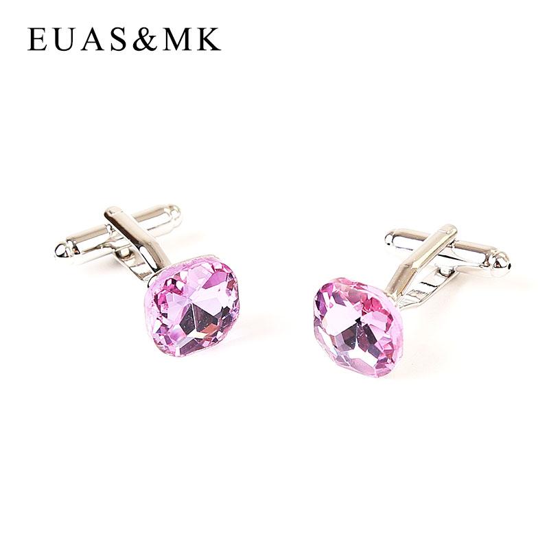 メンズカフスボタン 男性用 ブルー クリスタル カフス シャツ カフスボタン レディース 高級 フレンチ ボタン