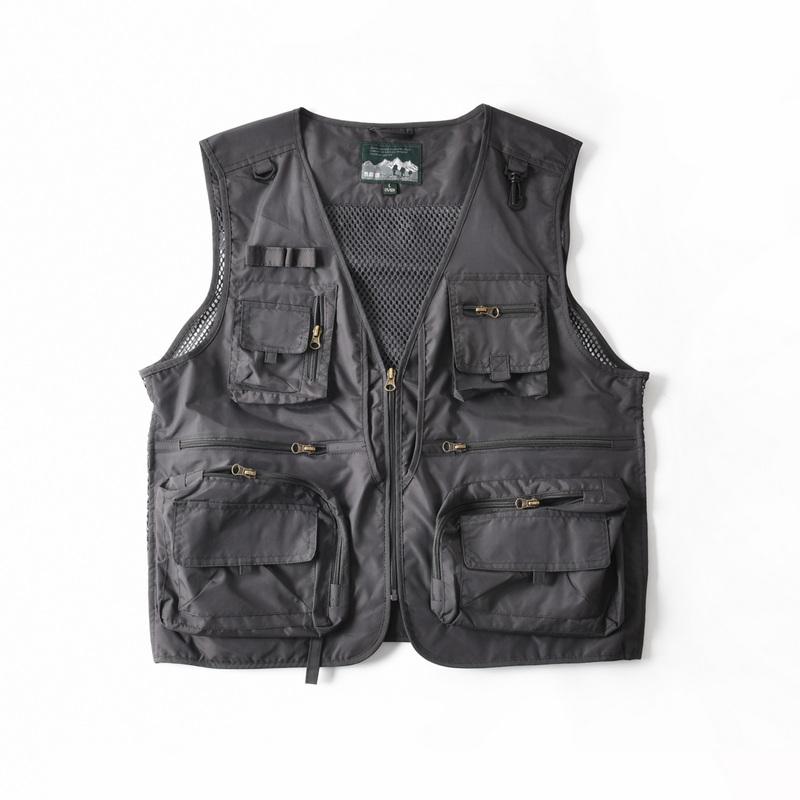 アウトドアベスト アウトドア 多機能 フィッシングベスト メンズ 夏 写真 撮影 登山 スポーツ マルチ ポケット ワーク ベスト