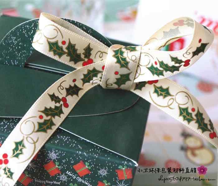 デコレーション リボン ギフト クリスマス ギフト ボックス ベーキング 包装 リボン タイ オリーブリー..