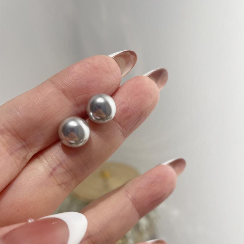 グレーパールイヤリング ジェニー 