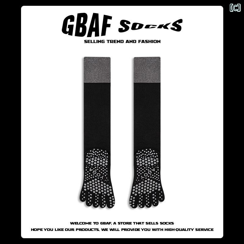ヨガソックス GBAF 圧力 スポーツ ふくらはぎ ヨガ ソックス プロの 滑り止め フィ...
