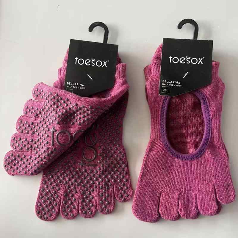 ヨガソックス toesox レディース 5本 指 ピラティス ソックス エアロビクス ヨガ ...