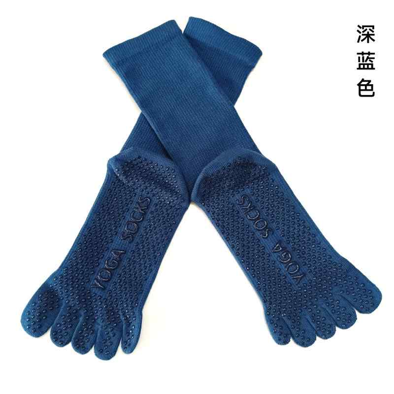 ヨガソックス ミドル ヨガ ソックス 5本 指 秋冬 滑り止め 暖かい 抗菌 足 保護 フィットネス スポーツ..