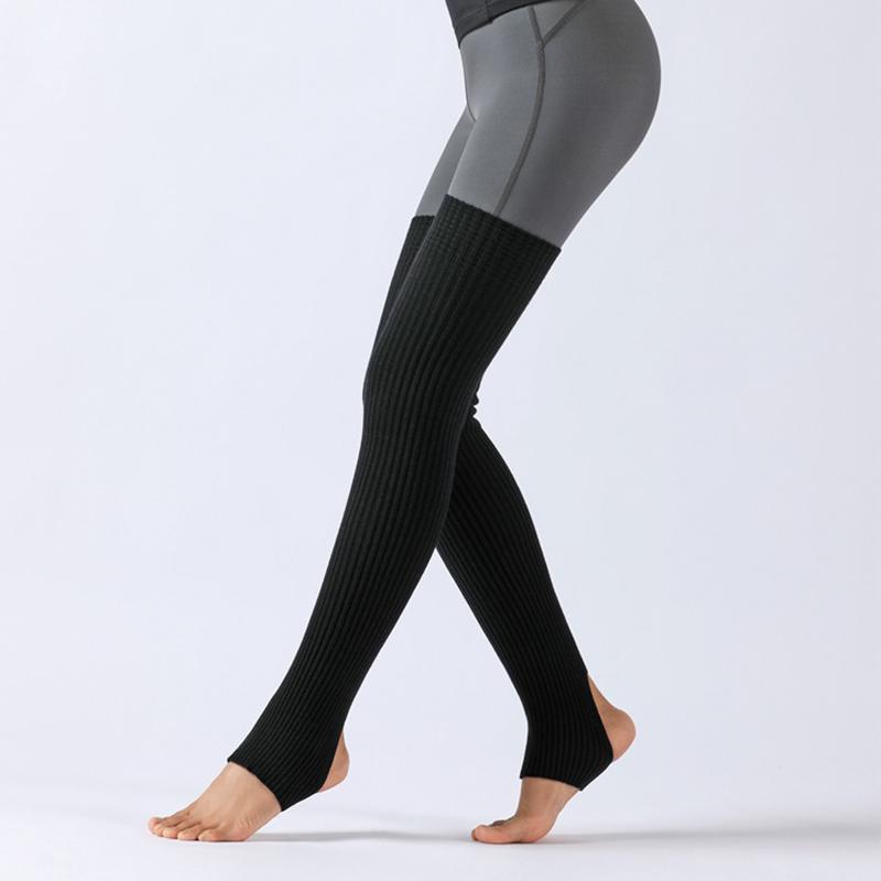 ヨガソックス Grom プロ ヨガ ダンス ソックス 暖かい ニーハイ レディース パイルソックス ピラティス..