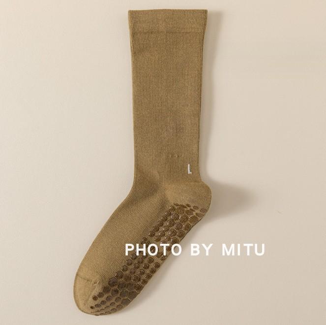 ヨガソックス メイラード スタイル ヨガ ソックス プロ 仕様の 滑り止め ふくらはぎ レディース フィッ..