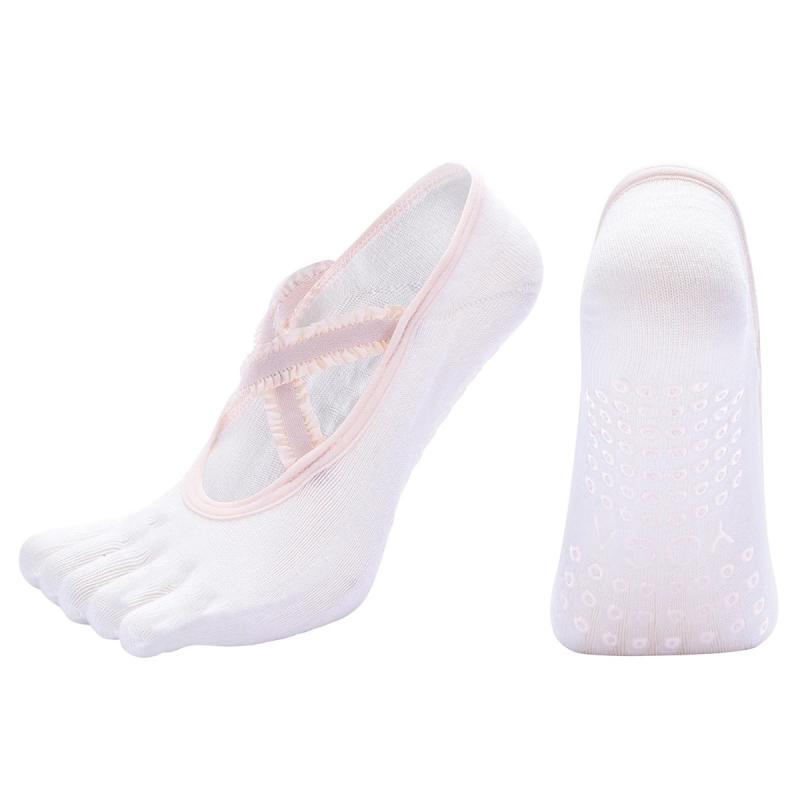 ヨガソックス ストラップ 5本 指 ヨガ ソックス 滑り止め 夏 プロ スポーツ ダンス ピラティス 韓国 フ..