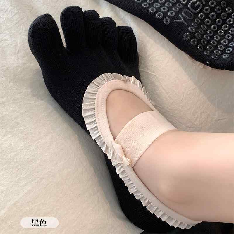 ヨガソックス ピラティス ソックス レディース ボート 2025年 スポーツ 5本 指 滑り止め 室内 床 ヨガ