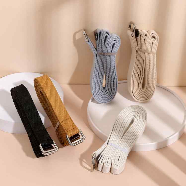 ストレッチベルト 25 cm 幅 アイアンガー メタル バックル ヨガ ストレッチ ベルト ダンス ショルダー オープン ポータブル ホーム エイド