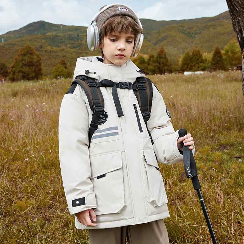 子供用ダウンジャケット 子供用 ダウン ジャケット 2025年 男の子 女の子 中大 サイズ 冬 暖かい 厚手 防寒着 親子 コート