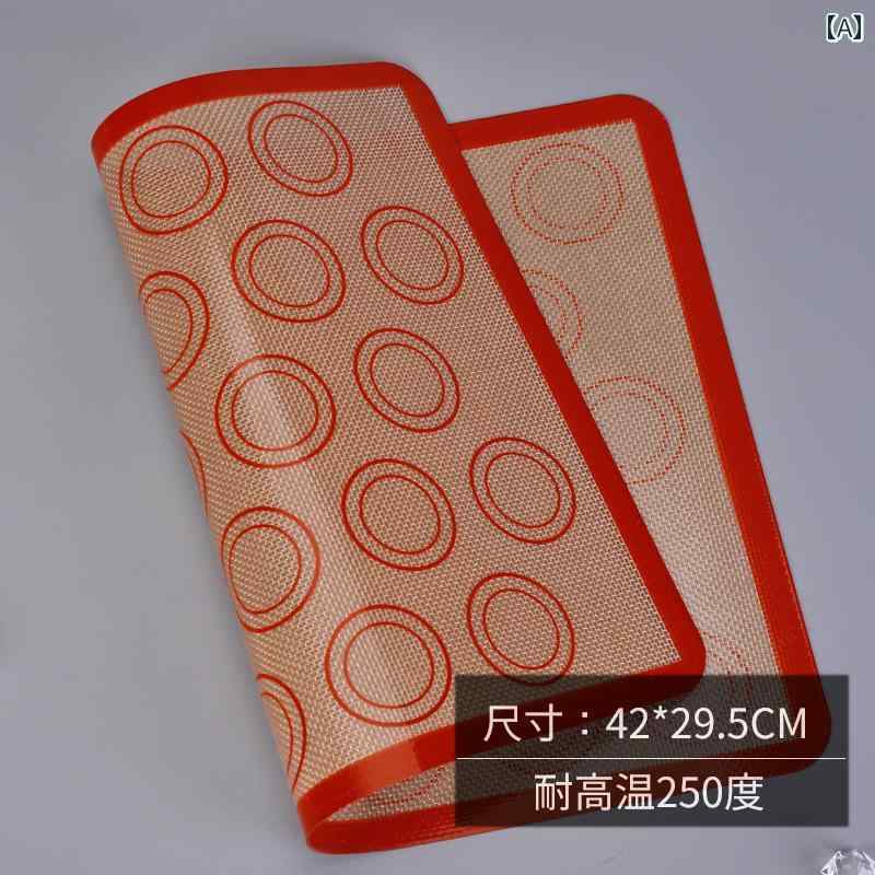 マカロンクッキー マカロン クッキー メレンゲ パフ 家庭用 オーブンでの 使用に 適した 耐熱性 ノンスティック シリコン ベーキング マット。 生地を こねる のに 最適です。