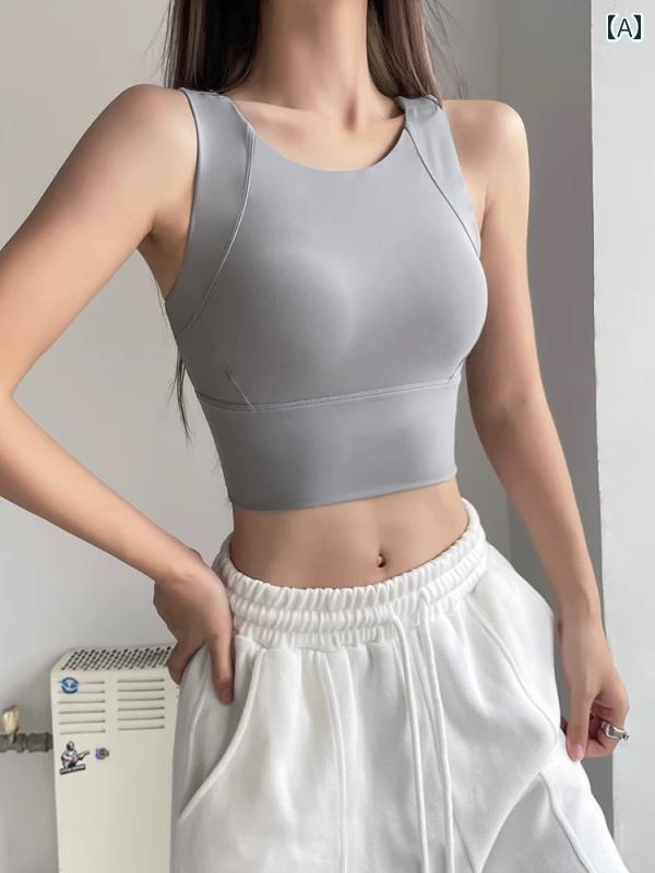 スポーツブラ ワンピース 耐衝撃 スポーツブラ レディース 通気性 ヨガ ベスト 2025 高強度 フィットネス ランニング ブラ