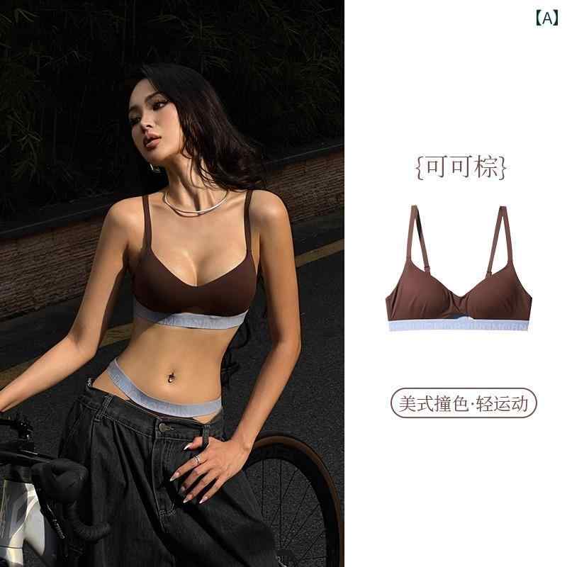 スポーツブラ アーバン ビューティー レディース スポーツ 下着 セット 薄手で 大きい バストを 美しく 見せ サポート 力と ギャザーを 寄せ シームレス バックレス 速乾