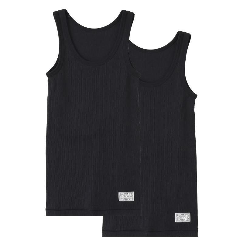 B.V.D.(ビー・ブイ・ディ) アンダーシャツカジュアル リブタンクトップ 2枚組レディース