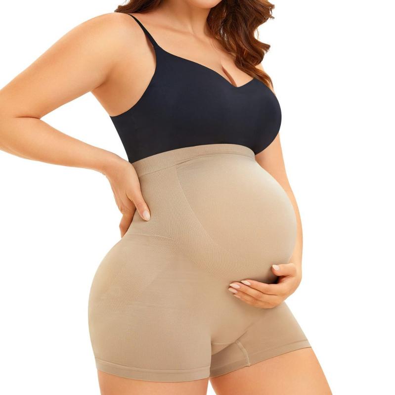 マタニティパンツ レディース ハイウエスト 伸縮性 ボディシェイプ 腹部サポート ...