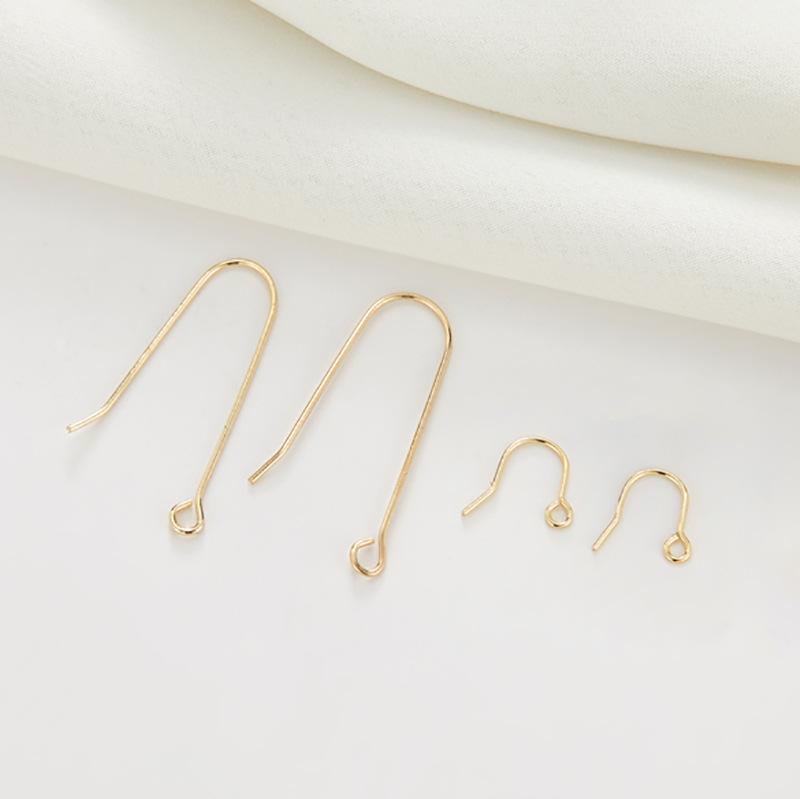 レディース イヤリング イヤーフック 銅メッキ 保色性 DIY 耳飾り パーツ アクセサリー 軽量 女性用 日常使い