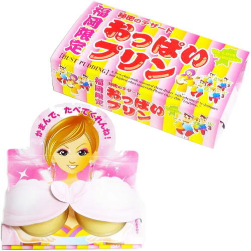 【福岡限定】☆秘密のデザート☆おっぱいプリン【2カップ入り】大邦物産 お菓子 ユーモアスイーツ お土産 ギフト プレゼント