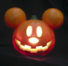 ライトアップ ブリンキング パンプキン ミッキー（Lightup Blinking Pumpkin Mickey） [ハロウィンオーナメント 飾り付け ディズニー]【025803】