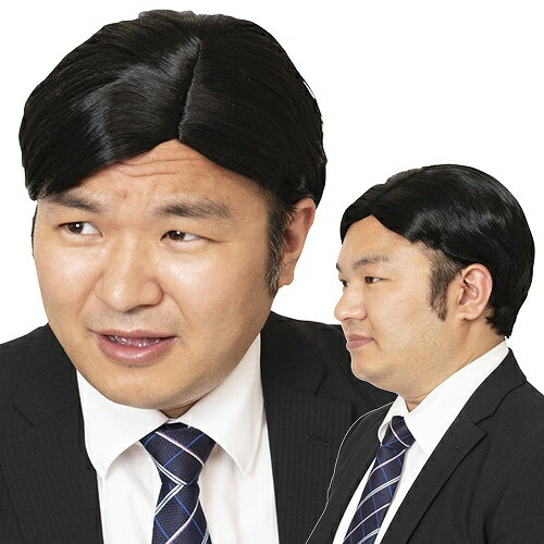 【1点までメール便も可能】カツランド 七三分け [かつら アニメ 部長 コスプレ ガリ勉 おじさん メンズ なりきり モノマネ かっこいい お笑い カツラ か...