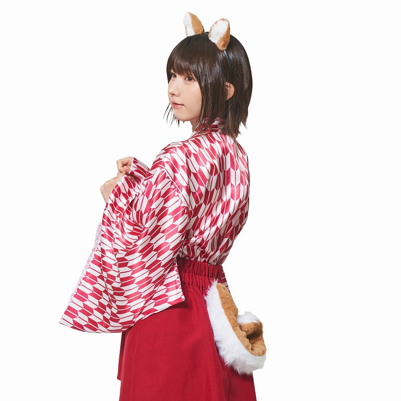 [ケモ耳 コスプレ 柴犬]　けもみみしっぽセット 柴犬　　[けもみみ イヌ シバケン しっぽ付き 動物 コスプレ カチューシャ けもの コスチューム イベント 仮装]【B-3441_908463】 2