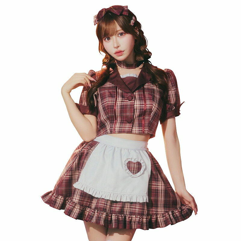 【1点までメール便も可能】チャンキークッキーダイナー　　[カフェ 店員 コスプレ ウェイトレス メイド風 ダイナー コスチューム 衣装 かわいい セクシー なりきり 大人女性 レディース 演劇 撮影会 仮装 ハロウィン イベント]【A-2420_918844】 — vista 2