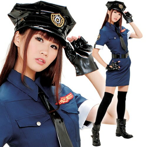 [婦警 コスプレ] OUTLAW SWEET ポリスレディ 【婦人警官・警察官・コスプレコスチューム・仮装衣装・衣装】【A-0584_013848】