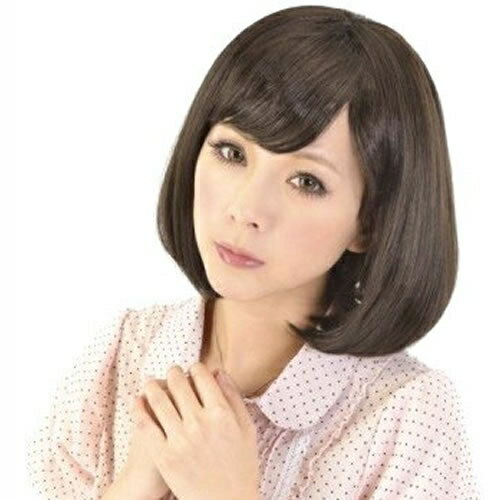 アイドルかつら ボブ ボブヘアー ウィッグ カツラ ブルゾンちえみ 安藤なつ メイプル超合金 モノマネ なりきりかつら コスプレ 女装 アイドル 【C-0530_453992】