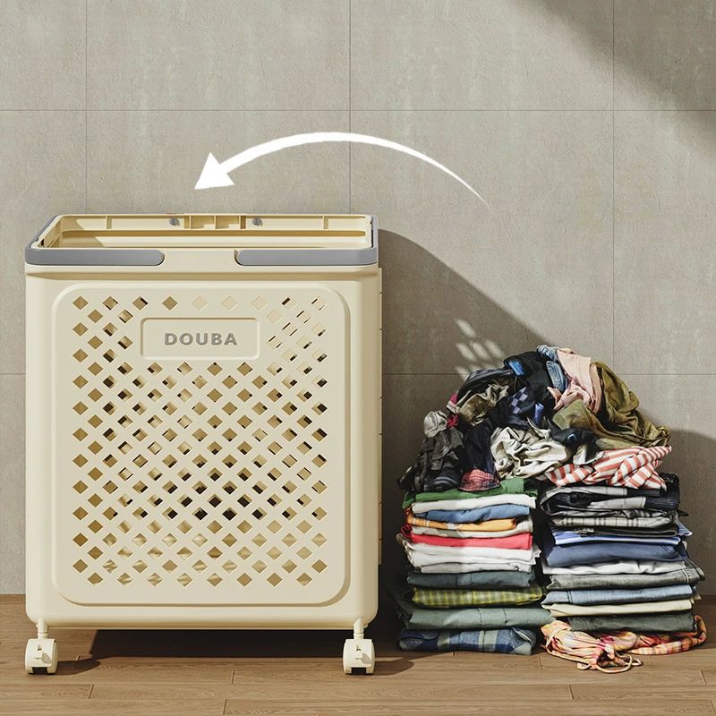 Other - 家庭用の大容量洗濯かごです、折りたたみ式のデザインです、汚れた服をスッキリ片づけられます、折りたたみかごです、耐久性のある素材