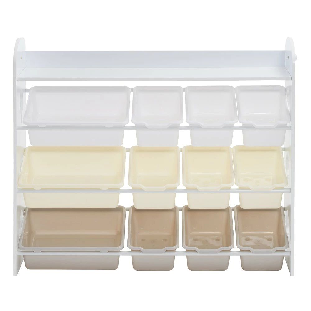 【商品詳細】 【商品仕様】 style="width: 40%;line-height:24px;padding: 12px 16px;background: #F7F8FA;border-right: 1px solid #E5E5E5;border-bottom: 1px solid #E5E5E5;word-break: break-word;"> 商品サイズ style="width: 60%;line-height:18px;padding: 12px 16px;border-bottom: 1px solid #E5E5E5;word-break: break-word;">幅103×奥行29×高さ89cm style="width: 40%;line-height:24px;padding: 12px 16px;background: #F7F8FA;border-right: 1px solid #E5E5E5;border-bottom: 1px solid #E5E5E5;word-break: break-word;"> 品重量： style="width: 60%;line-height:18px;padding: 12px 16px;border-bottom: 1px solid #E5E5E5;word-break: break-word;">9.5kg style="width: 40%;line-height:24px;padding: 12px 16px;background: #F7F8FA;border-right: 1px solid #E5E5E5;border-bottom: 1px solid #E5E5E5;word-break: break-word;"> 天板静止耐荷重 style="width: 60%;line-height:18px;padding: 12px 16px;border-bottom: 1px solid #E5E5E5;word-break: break-word;">約10KG style="width: 40%;line-height:24px;padding: 12px 16px;background: #F7F8FA;border-right: 1px solid #E5E5E5;border-bottom: 1px solid #E5E5E5;word-break: break-word;"> ラック/棚静止耐荷重： style="width: 60%;line-height:18px;padding: 12px 16px;border-bottom: 1px solid #E5E5E5;word-break: break-word;">約5KG style="width: 40%;line-height:24px;padding: 12px 16px;background: #F7F8FA;border-right: 1px solid #E5E5E5;border-bottom: 1px solid #E5E5E5;word-break: break-word;"> 素材： style="width: 60%;line-height:18px;padding: 12px 16px;border-bottom: 1px solid #E5E5E5;word-break: break-word;">天板： 天然木 フレーム：天然木 style="width: 40%;line-height:24px;padding: 12px 16px;background: #F7F8FA;border-right: 1px solid #E5E5E5;border-bottom: 1px solid #E5E5E5;word-break: break-word;"> カラー: style="width: 60%;line-height:18px;padding: 12px 16px;border-bottom: 1px solid #E5E5E5;word-break: break-word;">ナチュラル/ホワイト style="width: 40%;line-height:24px;padding: 12px 16px;background: #F7F8FA;border-right: 1px solid #E5E5E5;border-bottom: 1px solid #E5E5E5;word-break: break-word;"> 組立品/完成品： style="width: 60%;line-height:18px;padding: 12px 16px;border-bottom: 1px solid #E5E5E5;word-break: break-word;">組立品 【セールスポイント】【おススメポイント】1.【お片付けが身に付く知育家具】おもちゃを入れるだけでお片付け完了。絵本も立ててしまえてスッキリ。2.【自分で考えて工夫しながらお片付け】「色で分ける？」、「種類で分ける？」。使いやすいように工夫しながら楽しく収納。3.【バスケットごと移動OK】リビングから子供部屋へ。おもちゃを入れたバスケットごと移動できる。4.【らくらく整理整頓】細々としたおもちゃもこんなにスッキリ。どんどん入れるだけでお部屋が片付く。5.【天然木フレーム安全安心】落ち着きのある天然木のフレームだから、どんなインテリアにもマッチ。リビングにもおすすめ。【ご注意・付属品】単な組み立て品★六角レンチと日本語の組立マニュアル付属【材質】Solid Wood【サイズ】102 x 31.5 x 23 cm【重量】10.5 kg