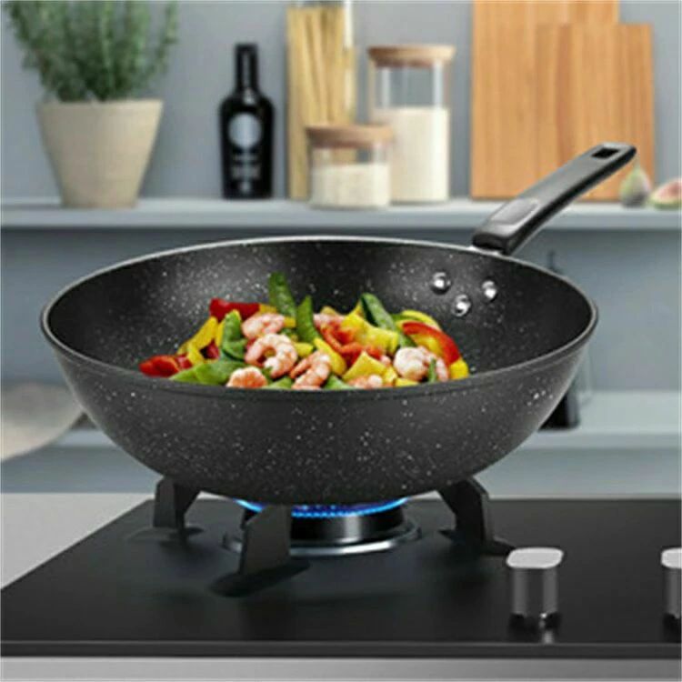 Rakuten - フライパン ガス火 直火 IH対応 オーブン 炒め鍋 30cm 32cm 34cm IH ガス対応 熱伝導の良さ 深型 PFOA PTFE フリー フッ素 鉛 カドミ