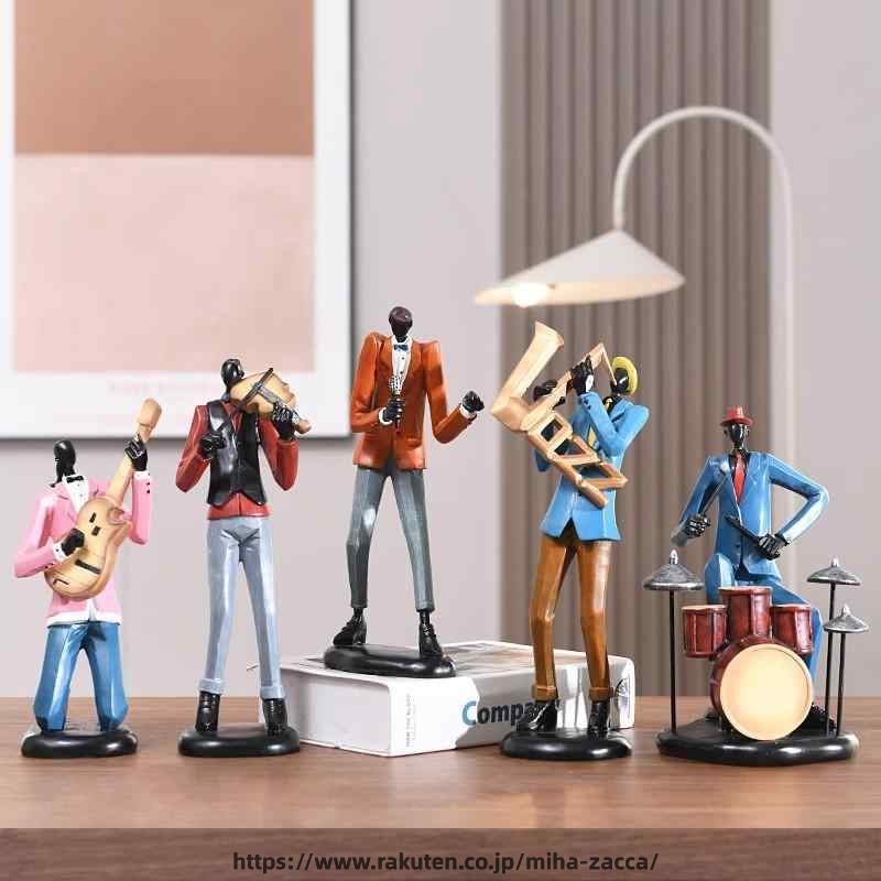 ジャズミュージシャン フィギュアセット　男性、女性 r77020664b4c1_1.jpg