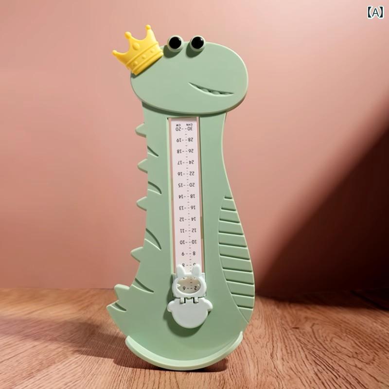 フットメジャー ベビー キッズ 子供 男の子 女の子 足長測定器 赤ちゃん 幼児 乳幼児 靴サイズ計測 精密測定 簡単 家庭用 自宅用 成長記録 ライングリーン ミルクピンク
