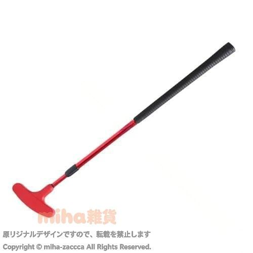 ゴルフパター 伸縮式 2ウェイ ゴルフパター 滑り止めグリップ ポータブル 両面トレ...