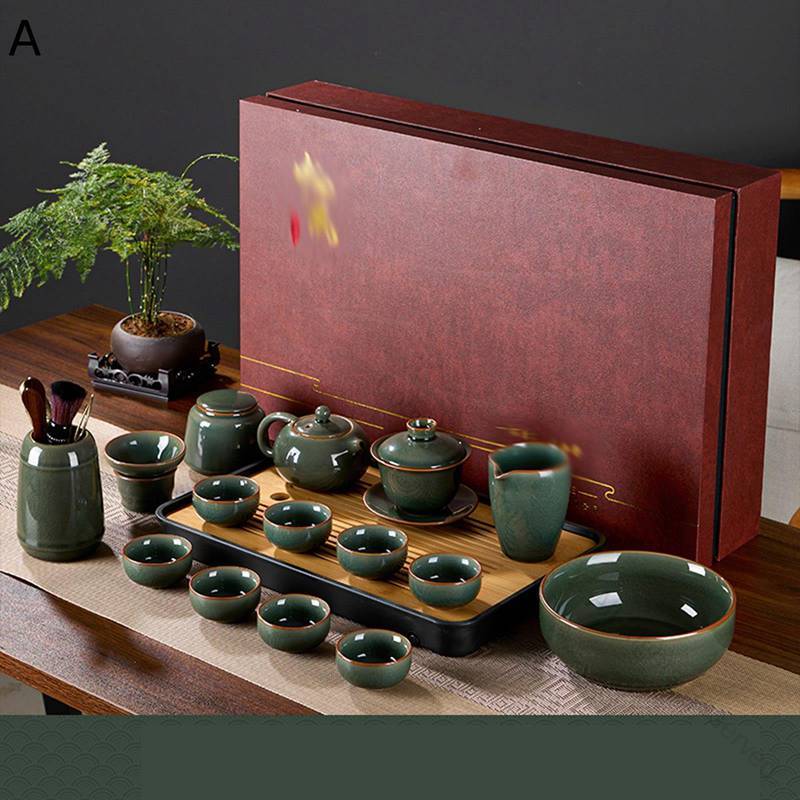 Rakuten - 上質な茶時間を彩る 和モダン湯呑みセット アウトドアにも最適 ギフトに喜ばれる 職人技の輝き 煎茶器と蓋碗の調和 オフィスの憩い キャンプの愉しみ 日本茶と中国茶の邂逅