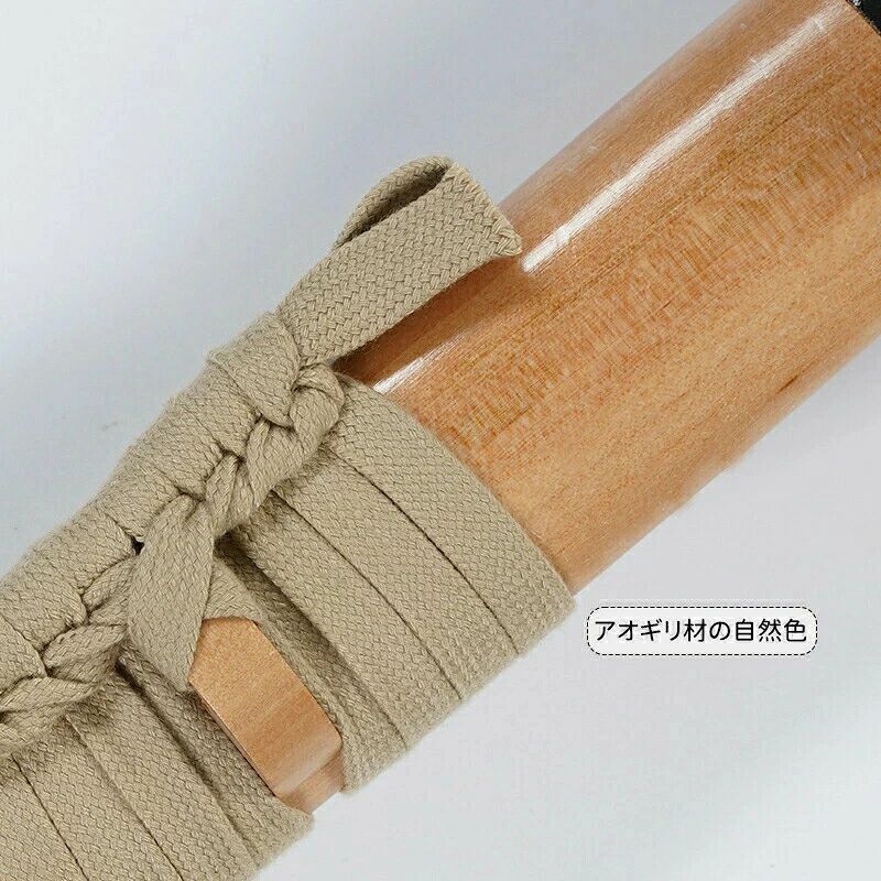 模造刀 居合道練習用木刀 コスプレのグッズとしても人気です 楠竹製 梧桐木鞘 全長...