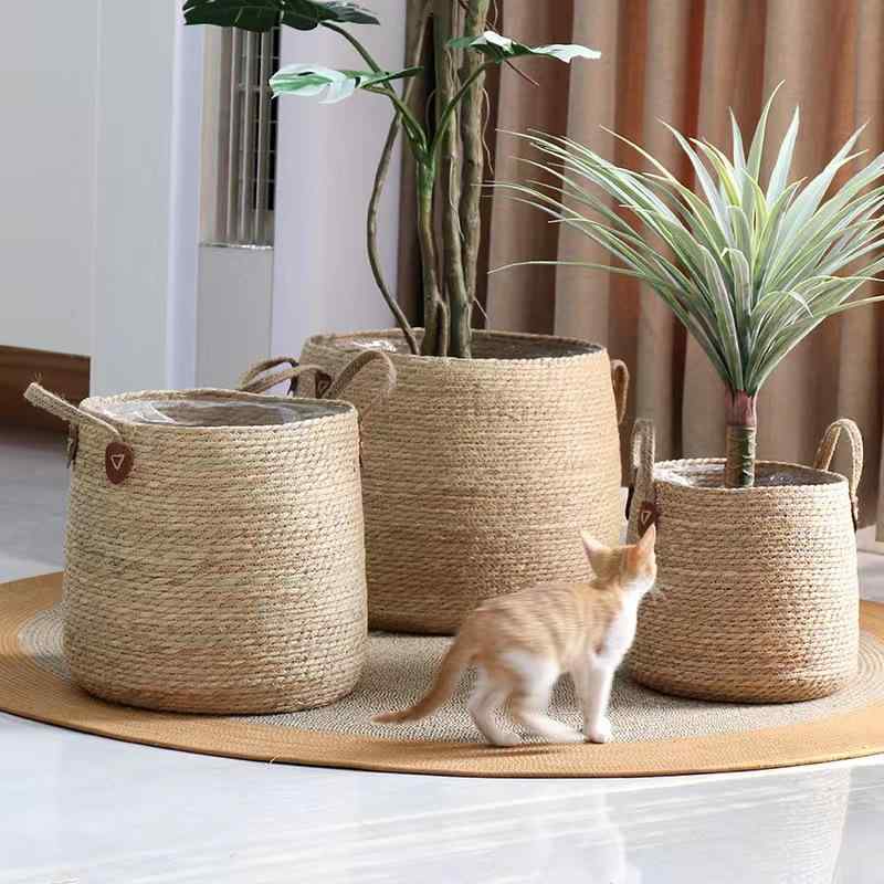 植木鉢 おしゃれ 籐編み バスケット かご カゴ 鉢カバー 天然素材 ラタン 手編み ナチュラル 北欧 インテリア 収納 バスケット 丸型 園芸用品 ガーデニング 植木鉢カバー 室内 屋外 観葉植物用 鉢置き 鉢スタンド スタンド 鉢植え 容器 フラワー：アスライフオンラインスト植木鉢 おしゃれ 籐編み バスケット かご カゴ 鉢カバー 天然素材 ラタン 手編み ナチュラル 北欧 インテリア 収納 バスケット 丸型 園芸用品 ガーデニング 植木鉢カバー 室内 屋外 観葉植物用 鉢置き 鉢スタンド スタンド 鉢植え 容器 フラワー：アスライフオンラインスト