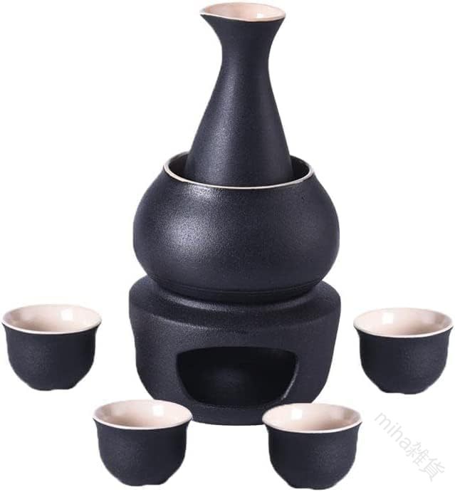 日本酒の温め方革命 陶磁器の極上燗器セット 徳利とおちょこの調和 贈答用にも喜ば...