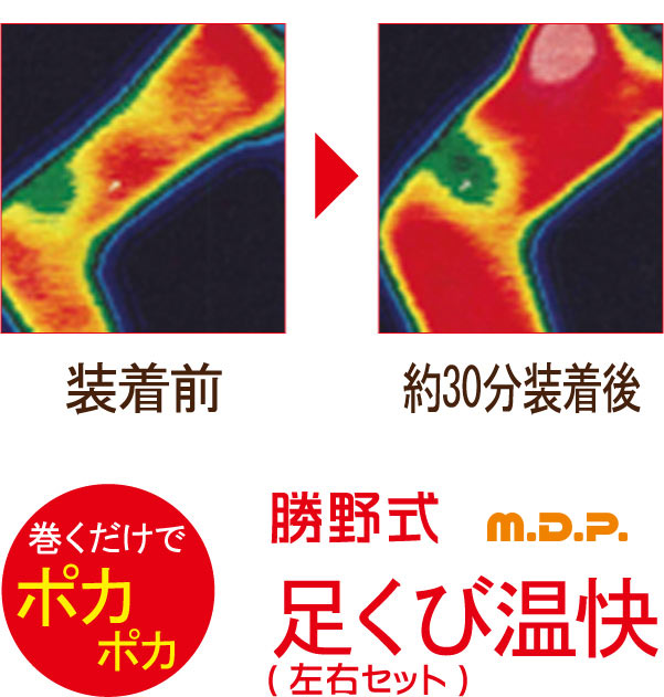 足首ウォーマー あったかグッズ 足［勝野式 足くび温快 左右組］冷え性 お悩み 足先までHOT温める 遠赤外線で冷え性対策あったかウォーマー 保温に優れた足首ウォーマー(足首サポーター)で防寒、疲れ、むくみ対策もバッチリ【即納】【ネコポス発送OK】