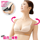 着用中は背筋・姿勢矯正 インナー 袖なし 姿勢 補整 インナー 着ている間は猫背・姿勢矯正ベルト女性用 レディース用 補整下着 背筋 サポーター ねこ背 女性 猫背コルセット
