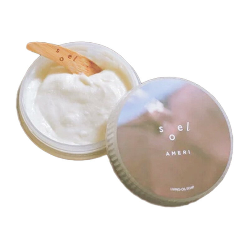【LINE登録で300円OFF】ソエル soel AMERI×soel 生せっけん 100ml|リビングオイル 酵素 植物由来 天然..