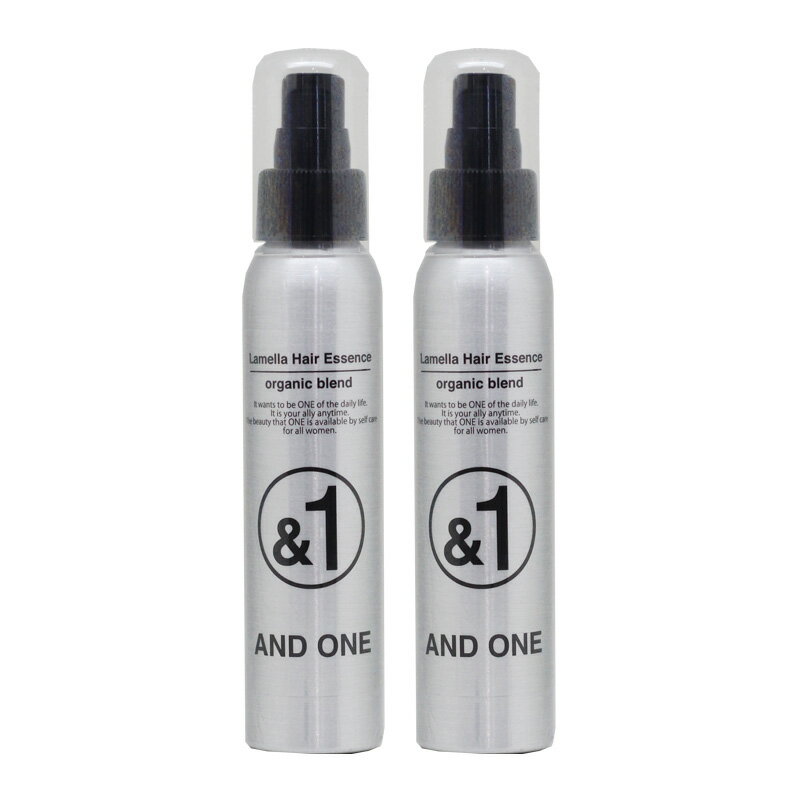 Rakuten - 【ガチャを引いてMAX10%】&ONE アンドワン ラメラヘアエッセンス 100ml×2個セット