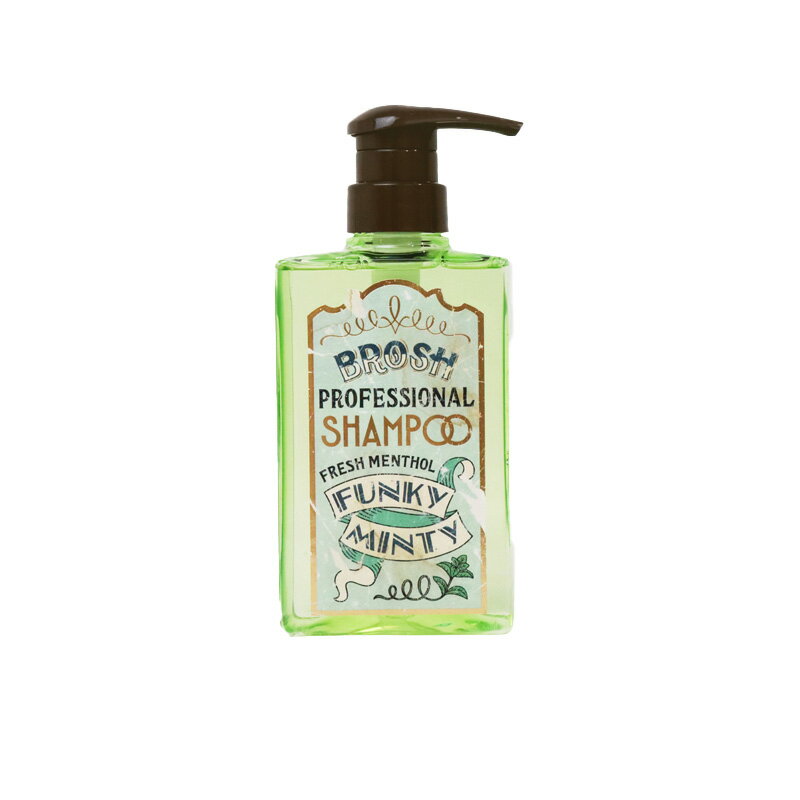 樂天商城 - 【ガチャでMAX10%off】BROSH ブロッシュ シャンプー ファンキーミンティー 400ml