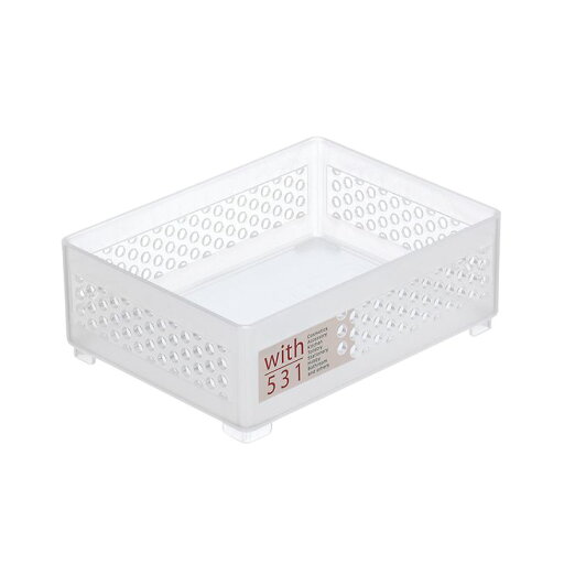 ◇ イノマタ化学 収納ボックス ウィズ531(長角) ナチュラル ホワイト 収納ケース 便利グッズ 収納 収納BOX 整理整頓 4531 ◇ イノマタ化学 収納ボックス ウィズ531(長角) ナチュラル ホワイト 収納ケース 便利グッズ 収納 収納BOX 整理整頓 4531