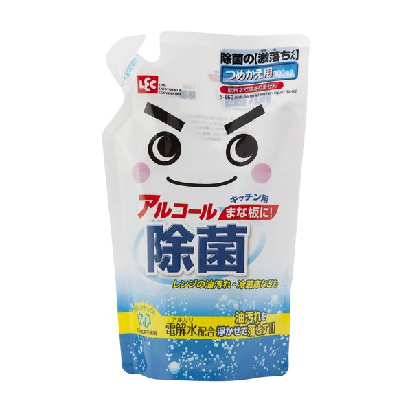 レック 除菌の激落ちくん つめかえ用 300ml S-660 LEC 激落ちくん ゲキ落ち キッチン用洗剤 住居用 クリーナー