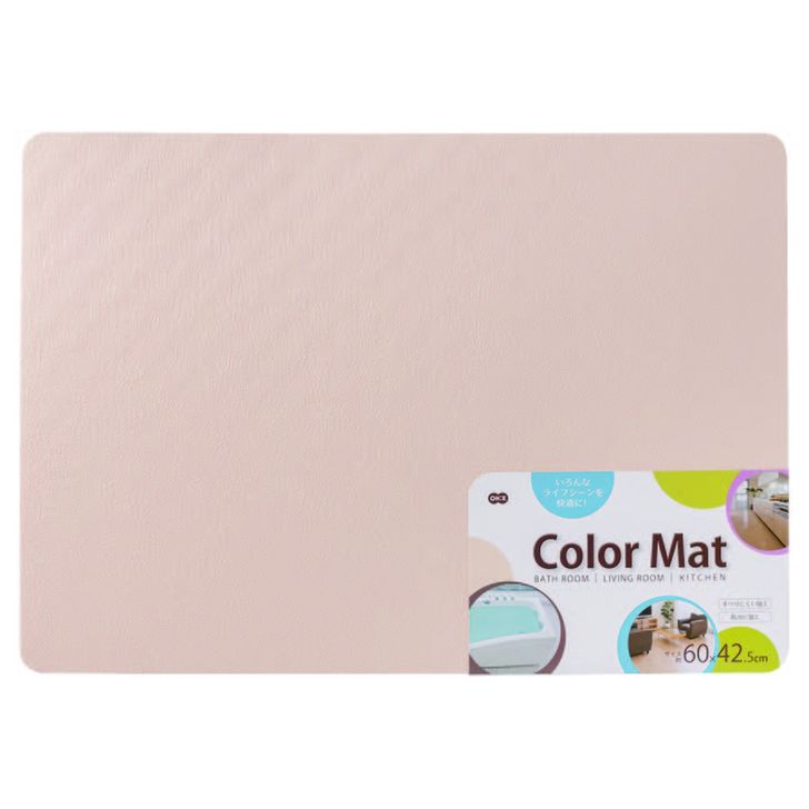 ◇ オーエ カラーマット ハーフ IV ピンク 74846 衛生的 お風呂 お風呂場 清潔に保つ