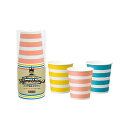 サンナップ シマシマペーパーカップ 205ml 20P マルチカラー C2020SIM キッチン ボーダー 使い捨てカップ 使い捨て レジャー パーティー 丈夫...