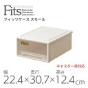 天馬 fits フィッツケース スモール 収納 収納ケース 幅30.7 奥行30.7 収納ボックス 衣類収納 寝室 押入れ シンプル カプチーノ ベージュ スタッキング 積み重ね 日本製 整理整頓 片付け 新生活 fitsケース まとめ買い