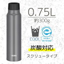 【SALE】◆ サーモス 保冷炭酸飲料ボトル スクリュー 750ml FJK-750 SL THERMOS thermos 水筒 炭酸 ボトル ケータイマグ マ...