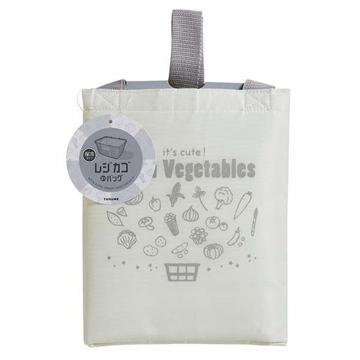 トルネ エコバッグ メンズ トルネ レジカゴinバッグ Vegetables ホワイト P-3476 保冷 エコバッグ 買い物袋 サブバッグ シンプル コンパクト ショッピングバッグ レジかご お買い物バッグ ピクニック 遠足 運動会 アウトドア