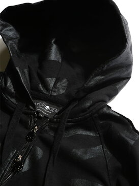 HYDROGEN (ハイドロゲン) 迷彩柄 フルジップ パーカー スウェット ロングパンツ セットアップブランド メンズ 男性 セット スエット セットアップ 上下セット コットン カモフラ 裏毛 スポーツ ストリート HY274630632