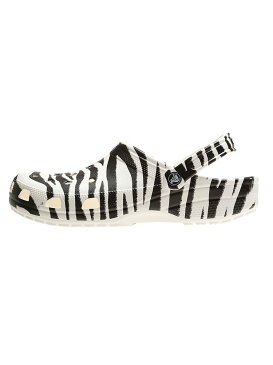 最大2000円offクーポン配布中■大きいサイズ メンズ crocs (クロックス) ゼブラ クロックス クラシック CLASSIC ANIMAL PRINT CLOG サンダル クロックス スリッポン アウトドア レジャー 定番 夏 アニマル 206676D22